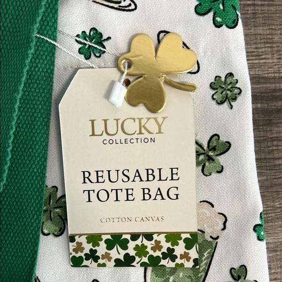 Lucky Collection 🍀🍻 Canvas Tote ♻️ - Picture 2 of 6